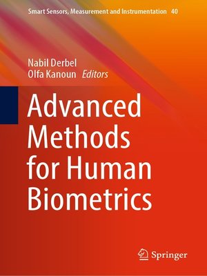 cover image of Advanced Methods for Human Biometrics